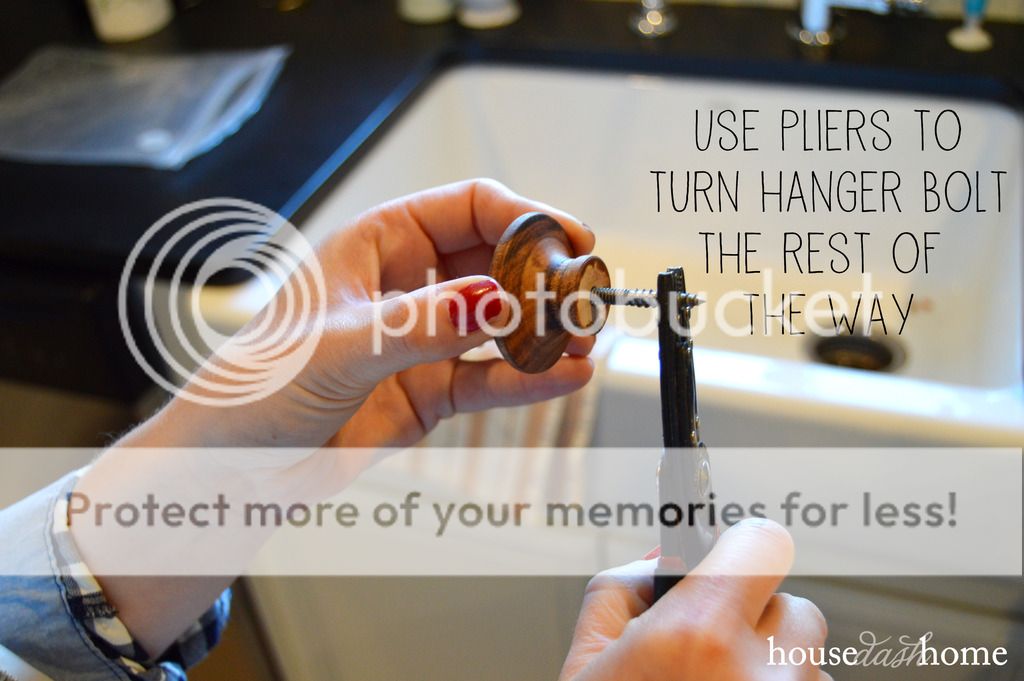 House dash Home How To Mount a Knob To The Wall